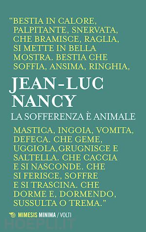 nancy jean-luc - la sofferenza e' animale