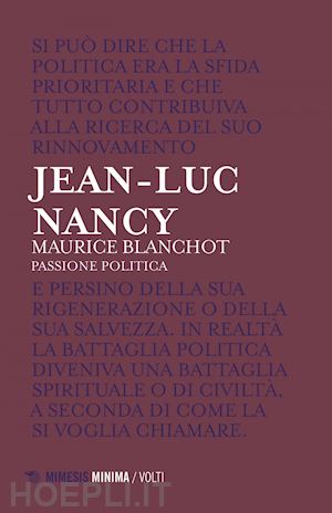 nancy jean-luc - maurice blanchot