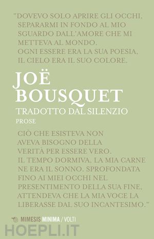 bousquet joe - tradotto dal silenzio