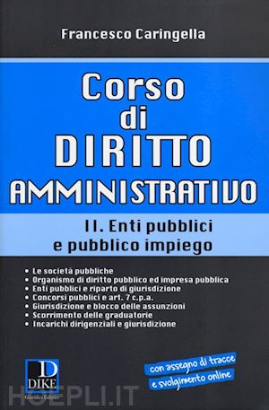 caringella francesco - corso di diritto amministrativo