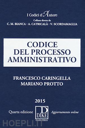 caringella francesco; protto mariano - codice del processo amministrativo