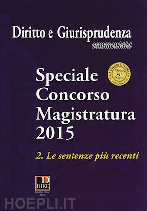  - speciale concorso magistratura 2015