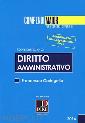 caringella francesco - compendio di diritto amministrativo