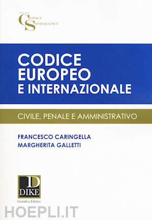 caringella francesco; galletti margherita - codice europeo e internazionale