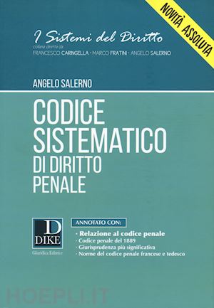 salerno angelo - codice sistematico di diritto penale
