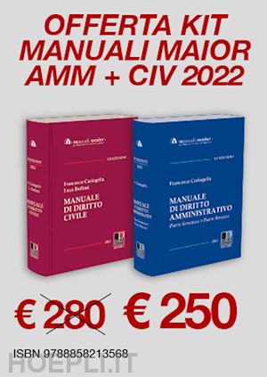 caringella francesco; buffoni luca - kit manuali maior - 2022 (amministrativo + civile)