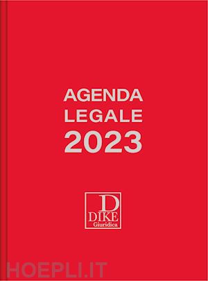  - agenda legale - 2023 - edizione rossa