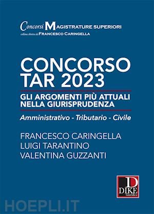 caringella francesco; tarantino luigi; guzzanti valentina - concorso tar 2023 - gli argomenti piu' attuali nella giurisprudenza