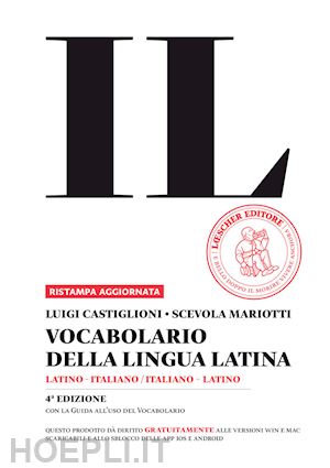 castiglioni luigi; mariotti scevola - il - vocabolario della lingua latina + guida + dvd rom
