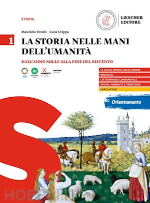 onnis maurizio; crippa luca - la storia nelle mani dell'umanita'. per il triennio delle scuole superiori . vo