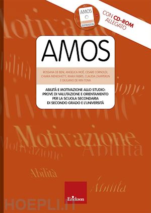 aa.vv. - test amos. abilita' e motivazione allo studio - con cd-rom