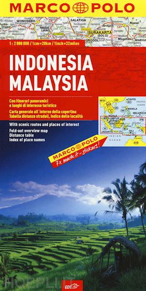 aa.vv. - indonesia, malaysia 1:2.000.000