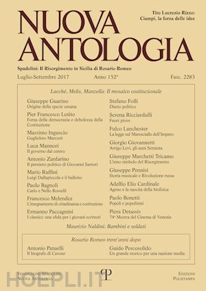 ceccuti c.(curatore) - nuova antologia (2017). vol. 3: luglio-settembre