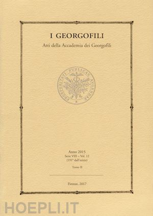  - i georgofili (2015). vol. 12