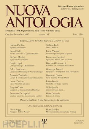  - nuova antologia (2017). vol. 4: ottobre-dicembre