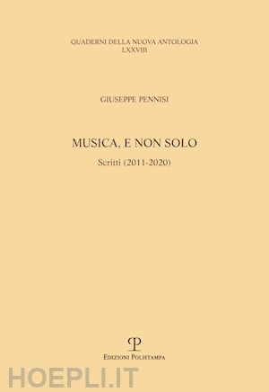pennisi giuseppe - musica, e non solo. scritti (2011-2020)