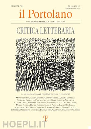 gurrieri f. (curatore) - il portolano (2021). vol. 105-107