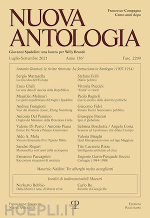  - nuova antologia (2021). vol. 3: luglio-settembre