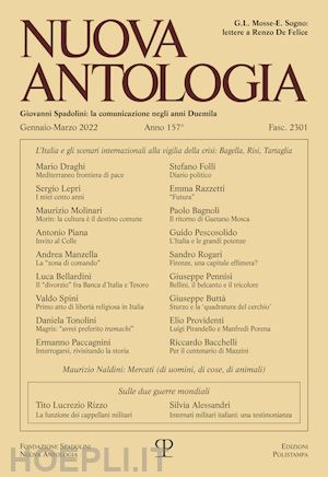  - nuova antologia (2022). vol. 1