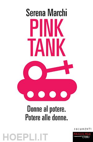 marchi serena - pink tank - donne al potere. potere alle donne