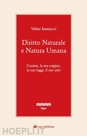 iannucci valter - diritto naturale e natura umana
