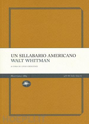 whitman walt - un sillabario americano