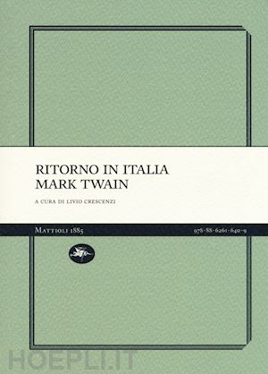 twain mark - ritorno in italia