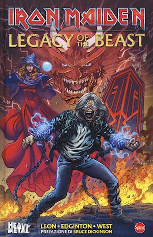 leon llexi; edginton ian; brolli d. (curatore) - iron maiden. legacy of the beast. ediz. a colori