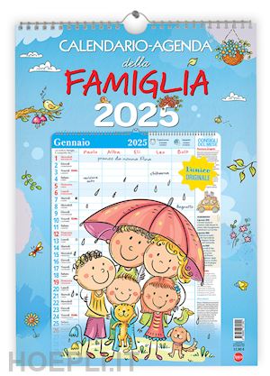 aa.vv. - calendario-agenda della famiglia 2025