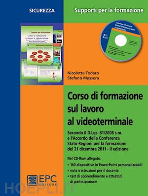 todaro nicoletta; massera stefano - corso di formazione sul lavoro al videoterminale