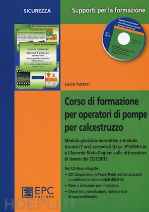 fattori lucio - corso di formazione per operatori di pompe per calcestruzzo