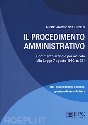 scanniello michelangelo - procedimento amministrativo