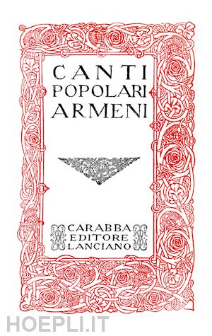 arslan a.(curatore) - canti popolari armeni