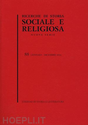 - ricerche di storia sociale e religiosa'