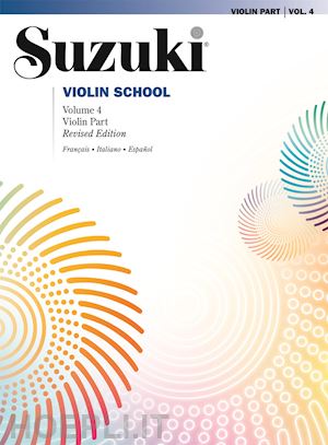 suzuki shinichi - suzuki violin school. violin part 4. ediz. inglese, francese, tedesca e spagnola