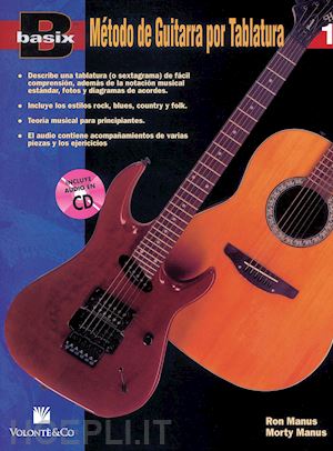 manus ron; manus morton - método de guitarra por tablatura. basix. con cd-audio. vol. 1