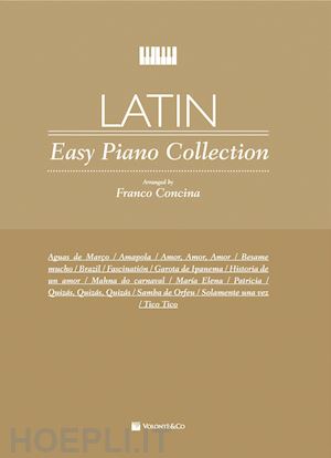 concina franco - latin. easy piano collection