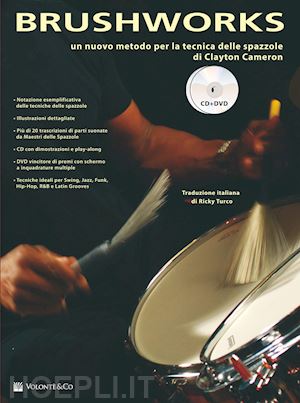 cameron clayton - brushworks. ediz. italiana. con cd audio e dvd