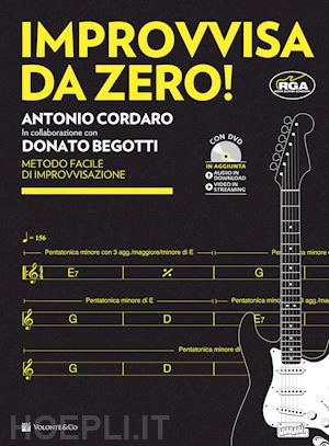 cordaro antonio - improvvisa da zero + dvd, audio download, video in streaming