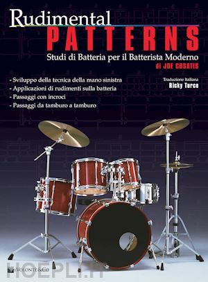 cusatis joe - rudimental patterns. studi di batteria per il batterista moderno