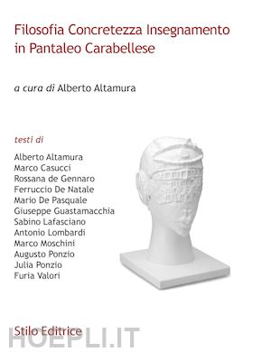 altamura a.(curatore) - filosofia concretezza insegnamento in pantaleo carabellese