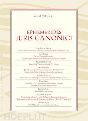  - ephemerides iuris canonici (2014). vol. 2