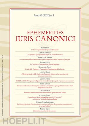  - ephemerides iuris canonici (2020). vol. 2