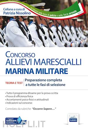 nissolino patrizia (curatore) - concorso allievi marescialli - marina militare