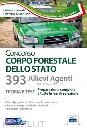 nissolino patrizia - concorso corpo forestale dello stato - 393 allievi agenti