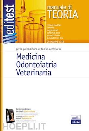 aa.vv. - editest 1 - medicina, odotntoiatria, veterinaria manuale di teoria