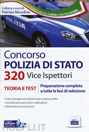 nissolino p. (curatore) - concorso - polizia di stato - 320 vice ispettori