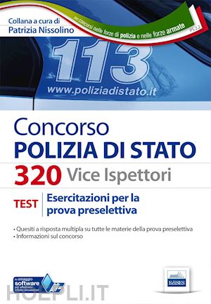 nissolino p. (curatore) - concorso polizia di stato - 320 vice ispettori