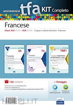 aa.vv. - tfa francese - classi a25, a24 (a245-a246) - kit completo