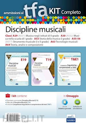 aa.vv. - tfa discipline musicali - a29, a30, aa53, a55-56, a63, a64 (a031-a032-a077) -kit